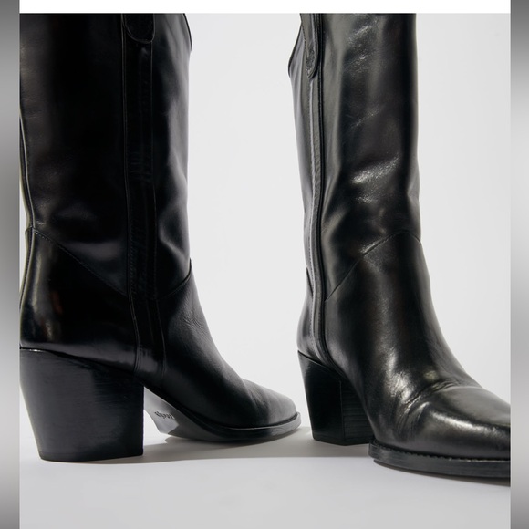 Maje Leather Boots - Picture 5 of 16